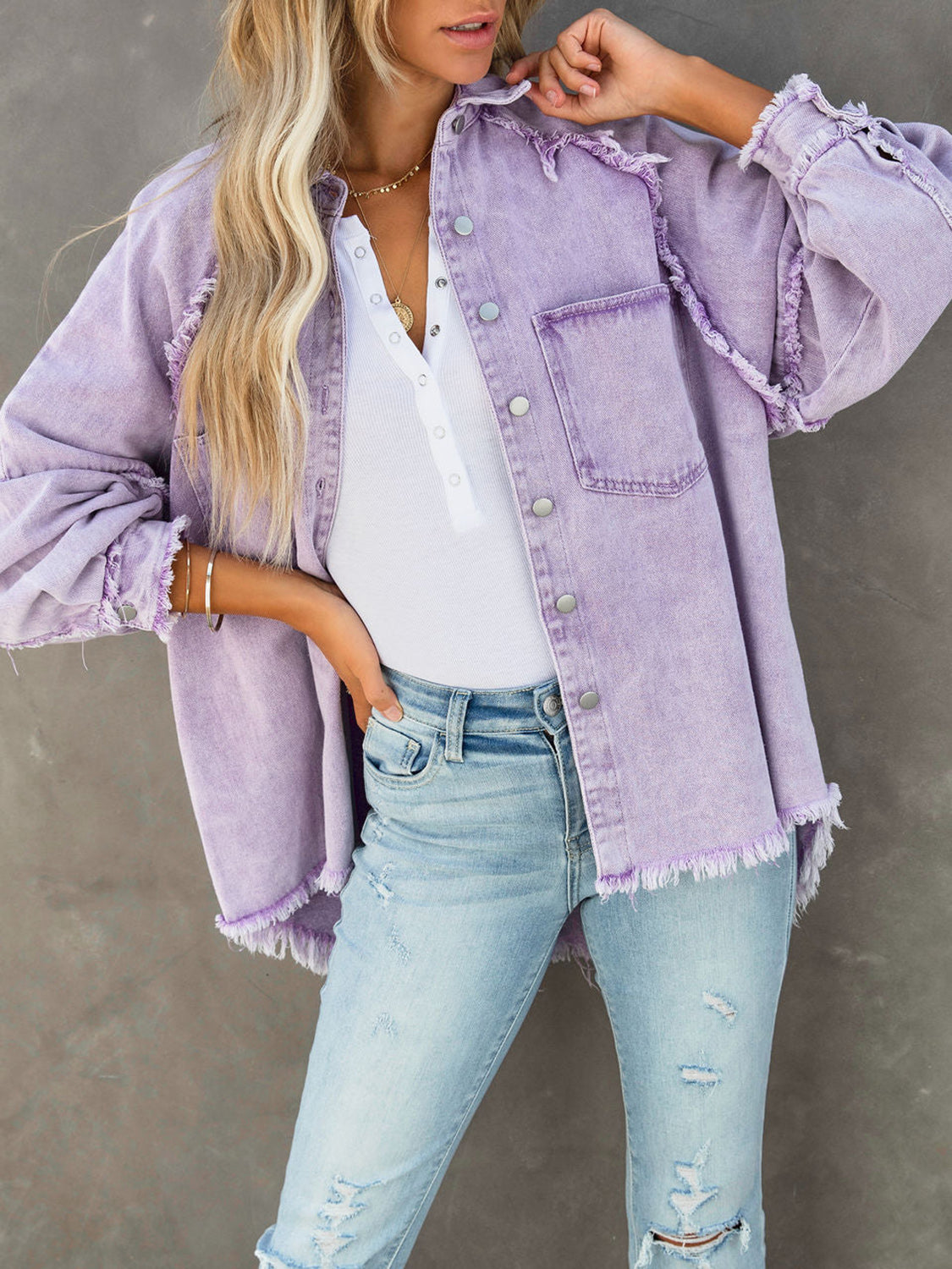 Pastel Denim Jacket