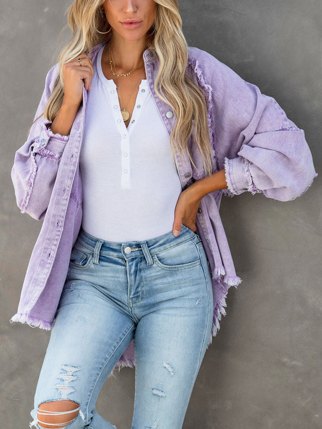 Pastel Denim Jacket