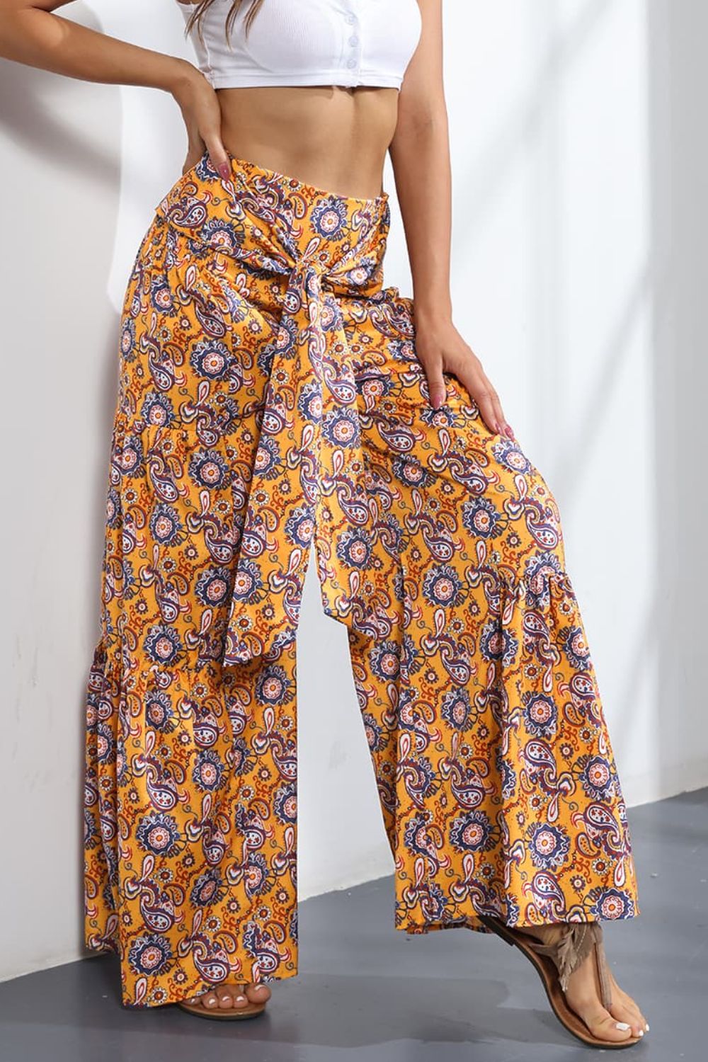 Wide leg pants