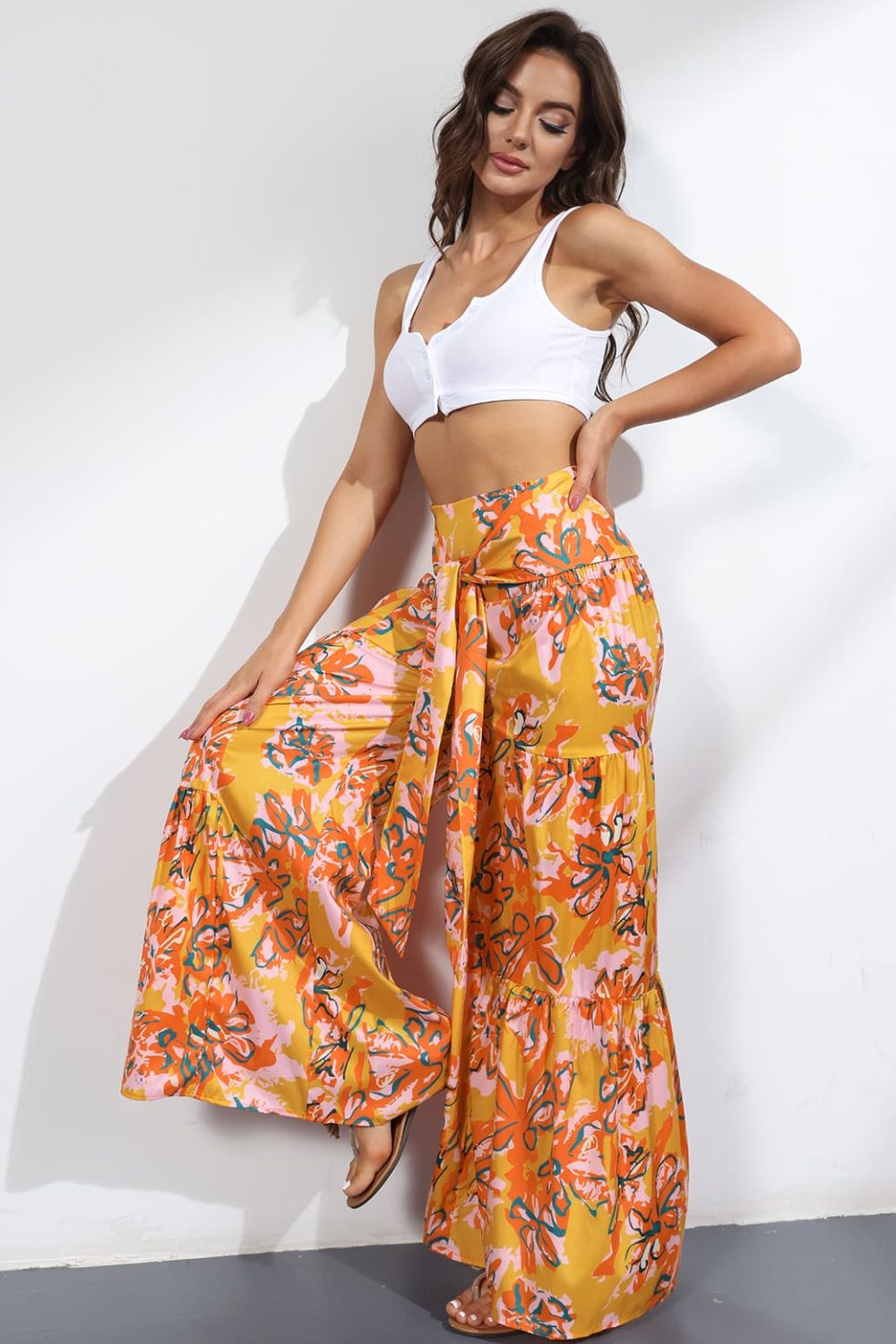 Wide leg pants