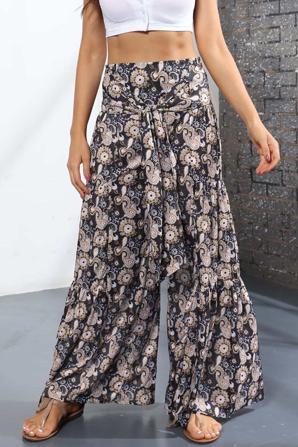 Wide leg pants