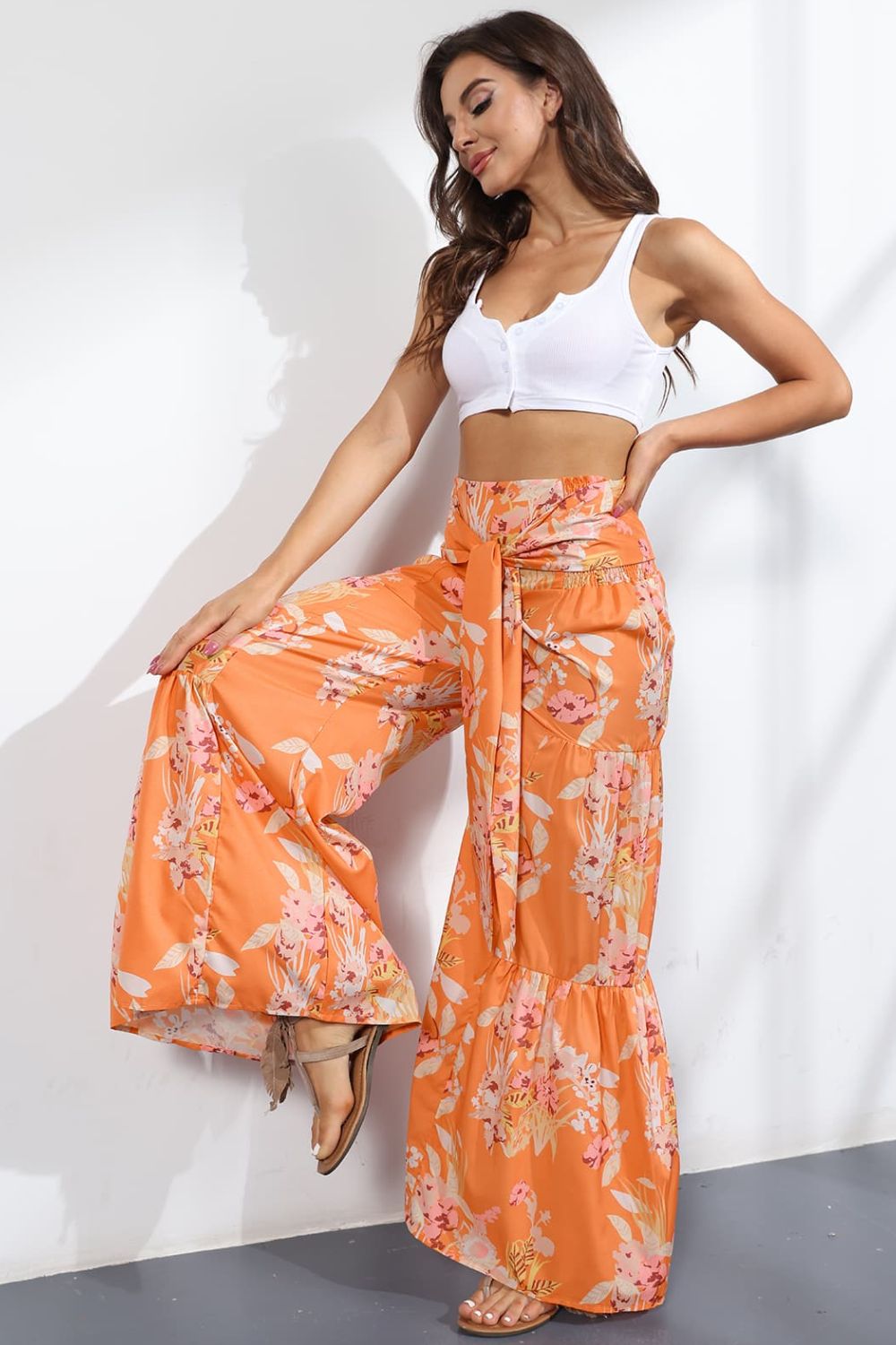 Wide leg pants