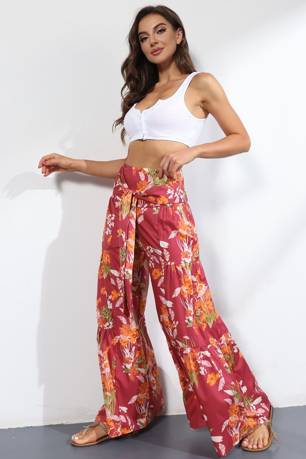Wide leg pants