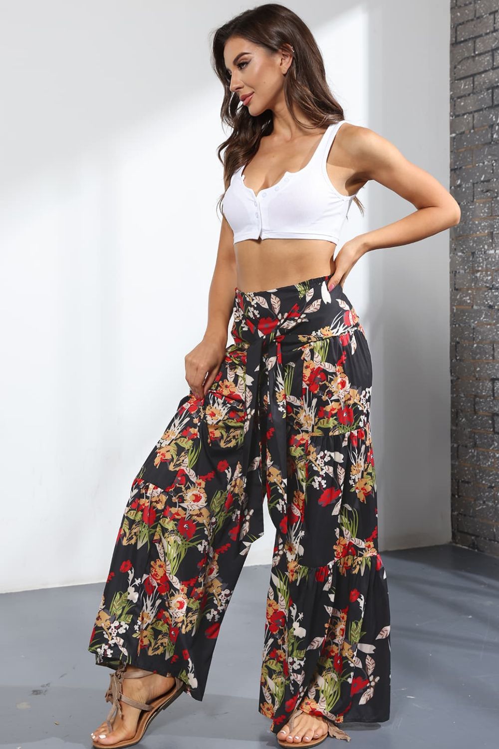 Wide leg pants