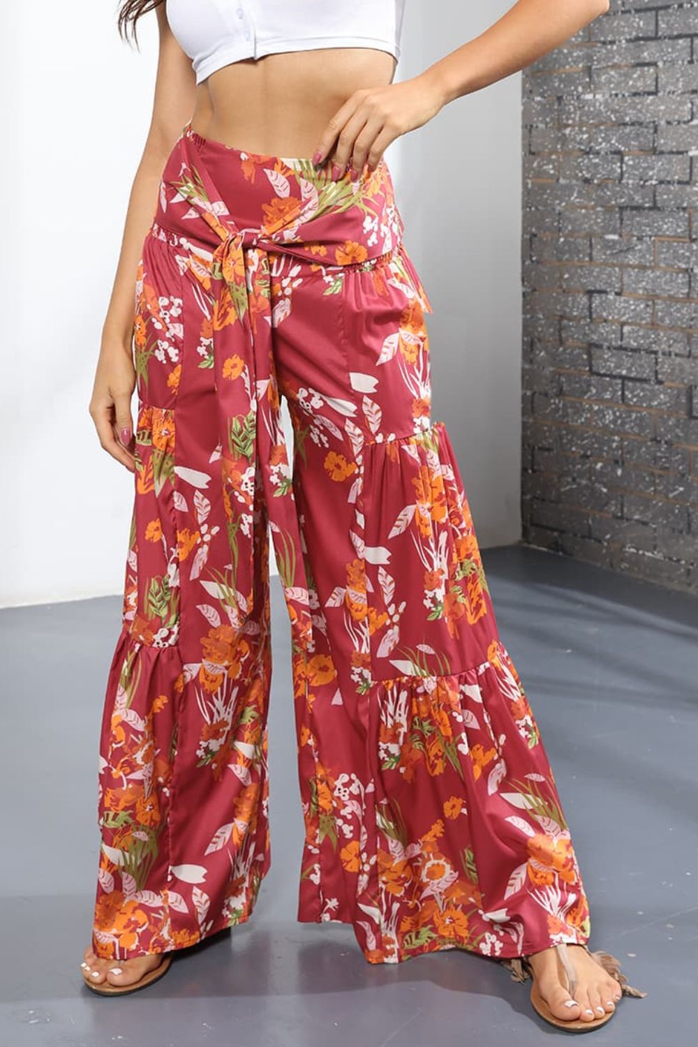 Wide leg pants