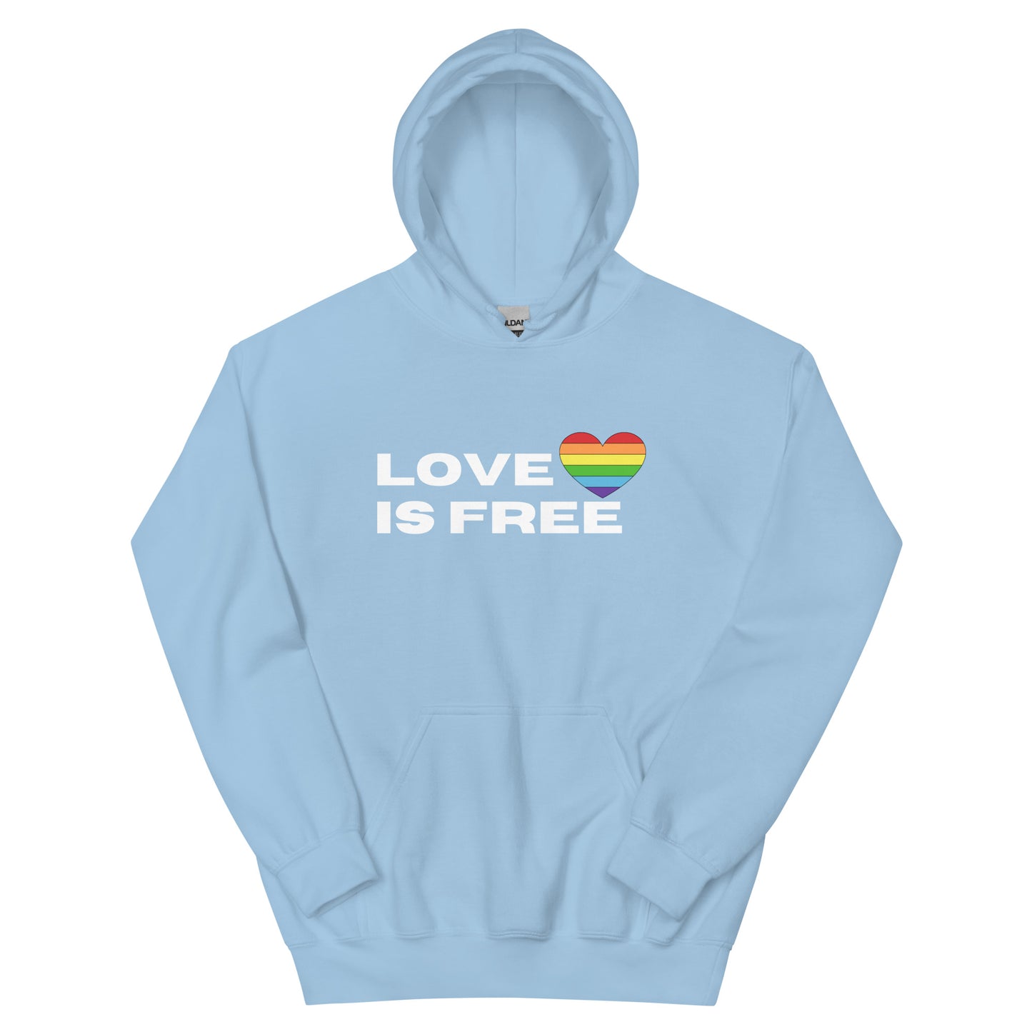 LOVE IS FREE Unisex Hoodie