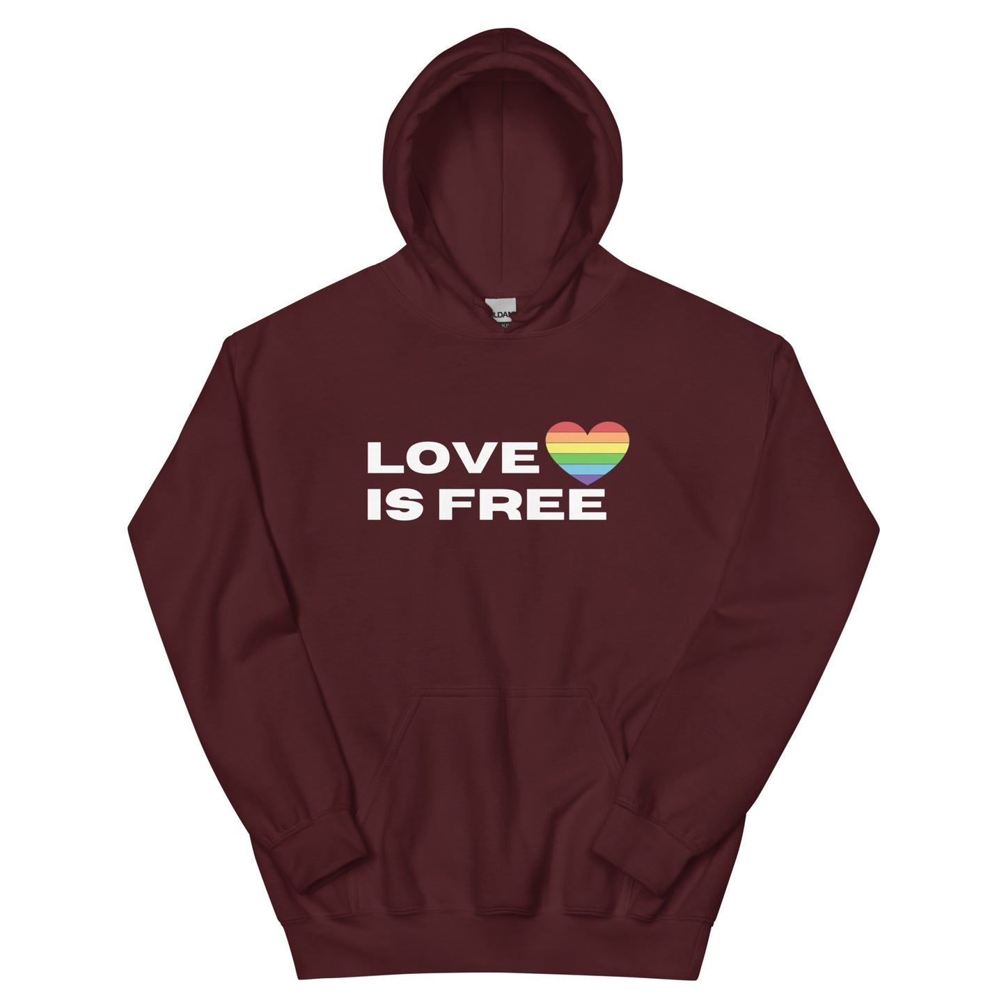 LOVE IS FREE Unisex Hoodie