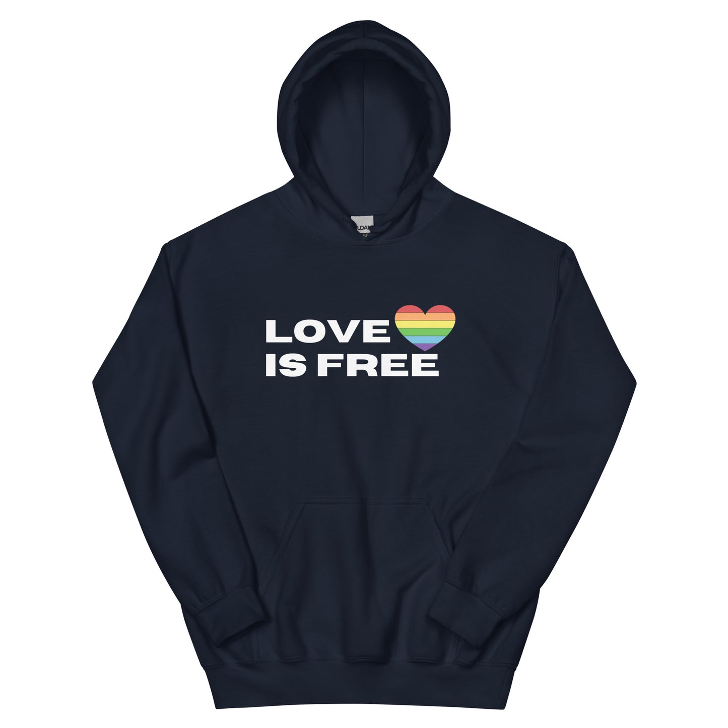 LOVE IS FREE Unisex Hoodie