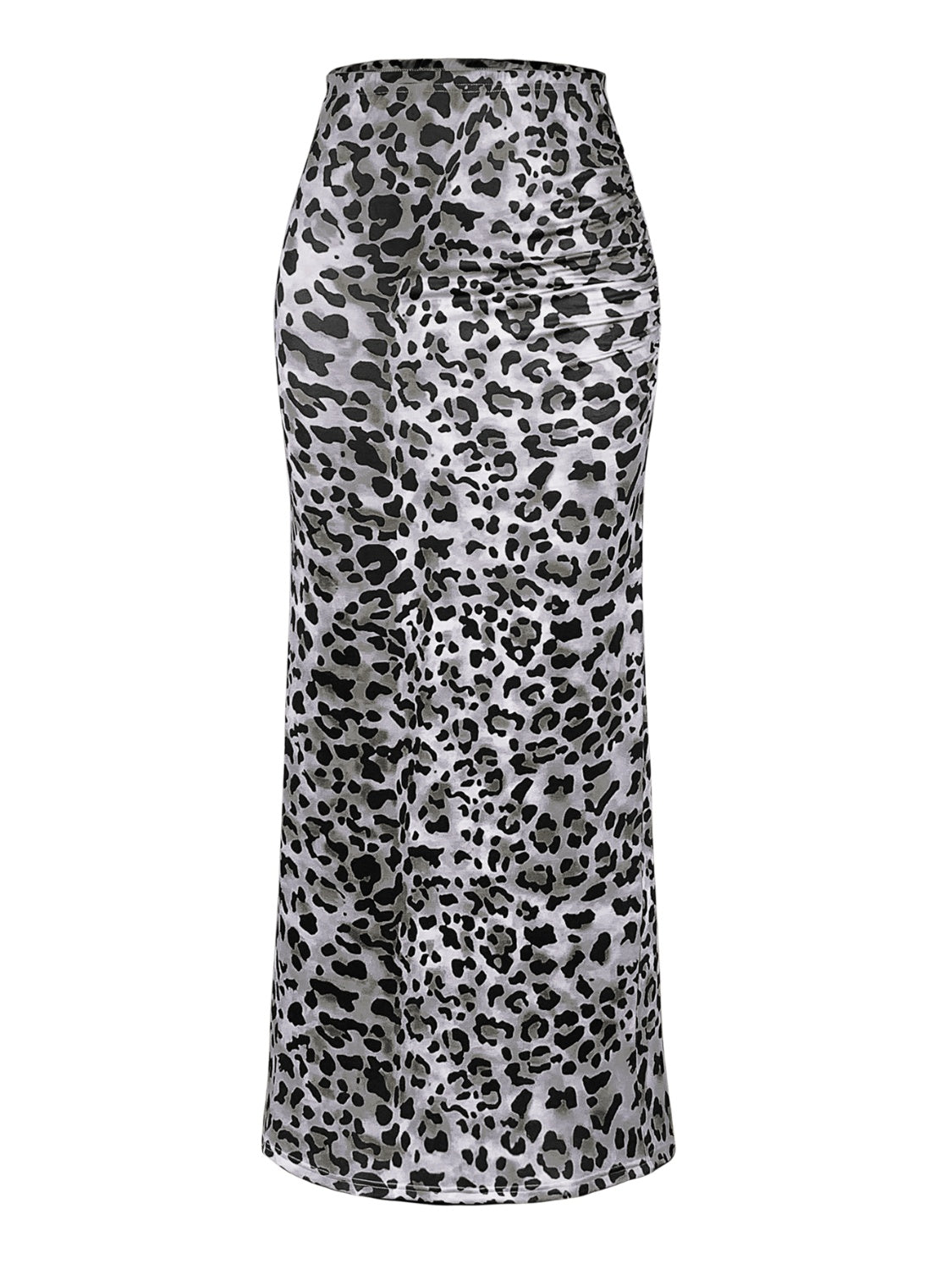 90's Leopard Midi Skirt