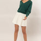 Skater Girl Pleated Flare Mini Skirt