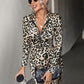 Leopard Half-Zip Mini Dress