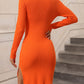Color block Sweater Dress