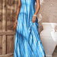 Tie-Dye Spaghetti Strap Maxi Dress
