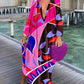 Abstract maxi dress