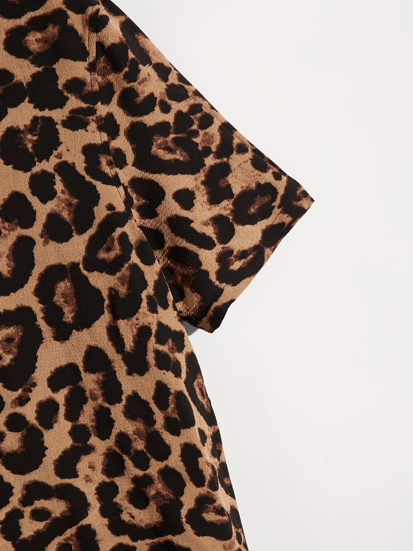 Leopard Button-Down Shirt