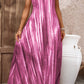 Tie-Dye Spaghetti Strap Maxi Dress