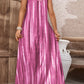 Tie-Dye Spaghetti Strap Maxi Dress