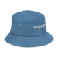 Denim bucket hat