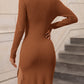 Color block Sweater Dress