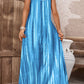 Tie-Dye Spaghetti Strap Maxi Dress