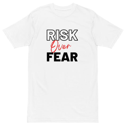 Risk Over Fear heavyweight tee