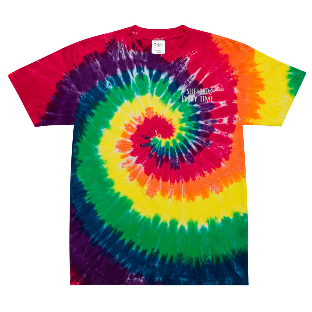 Self Love tie-dye t-shirt