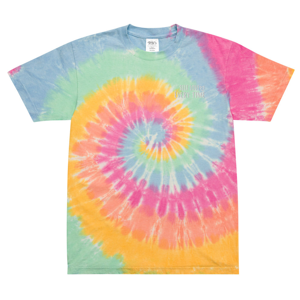 Self Love tie-dye t-shirt