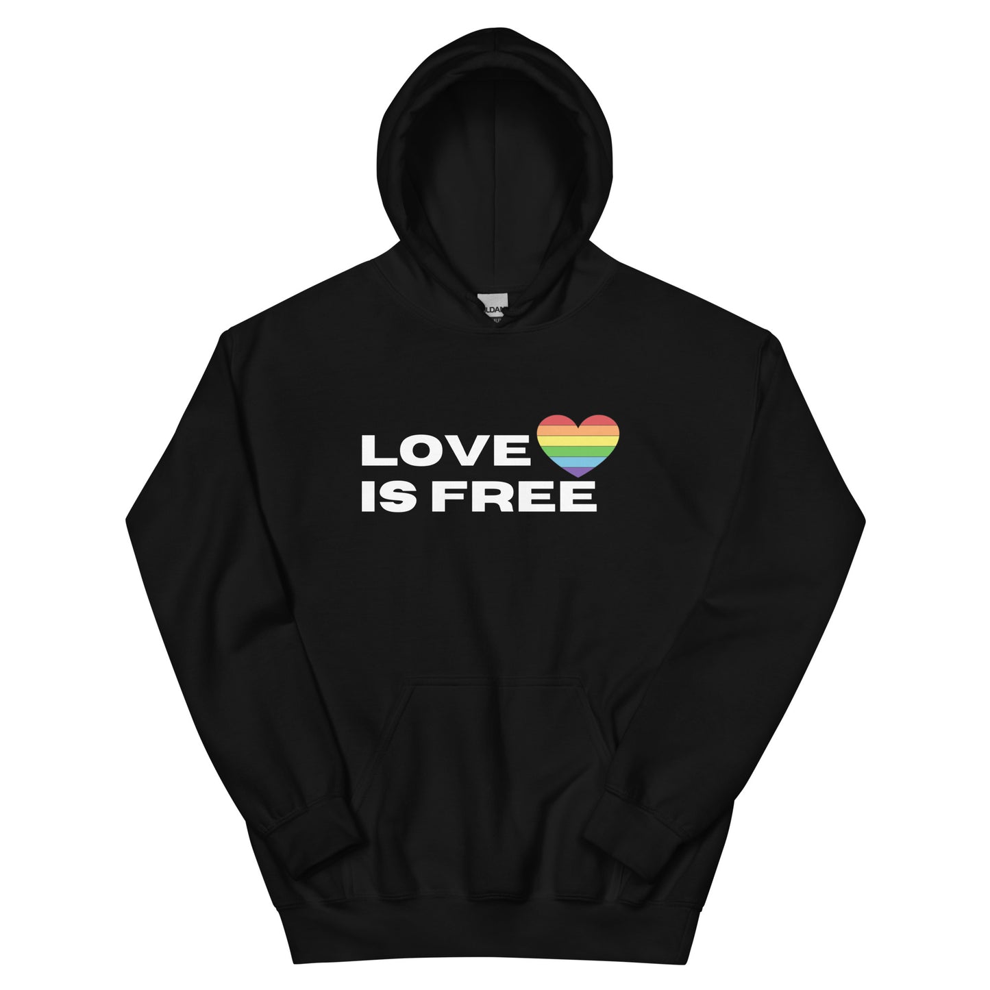 LOVE IS FREE Unisex Hoodie