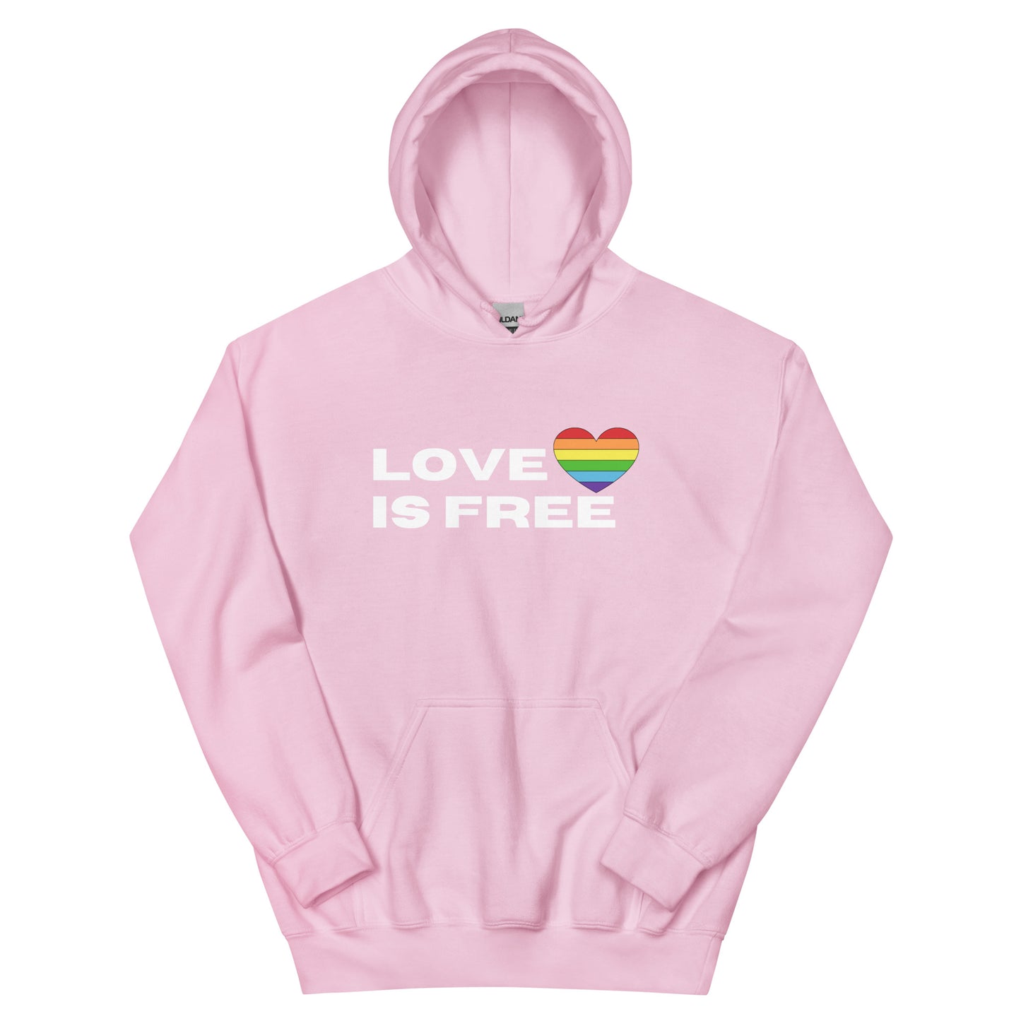 LOVE IS FREE Unisex Hoodie