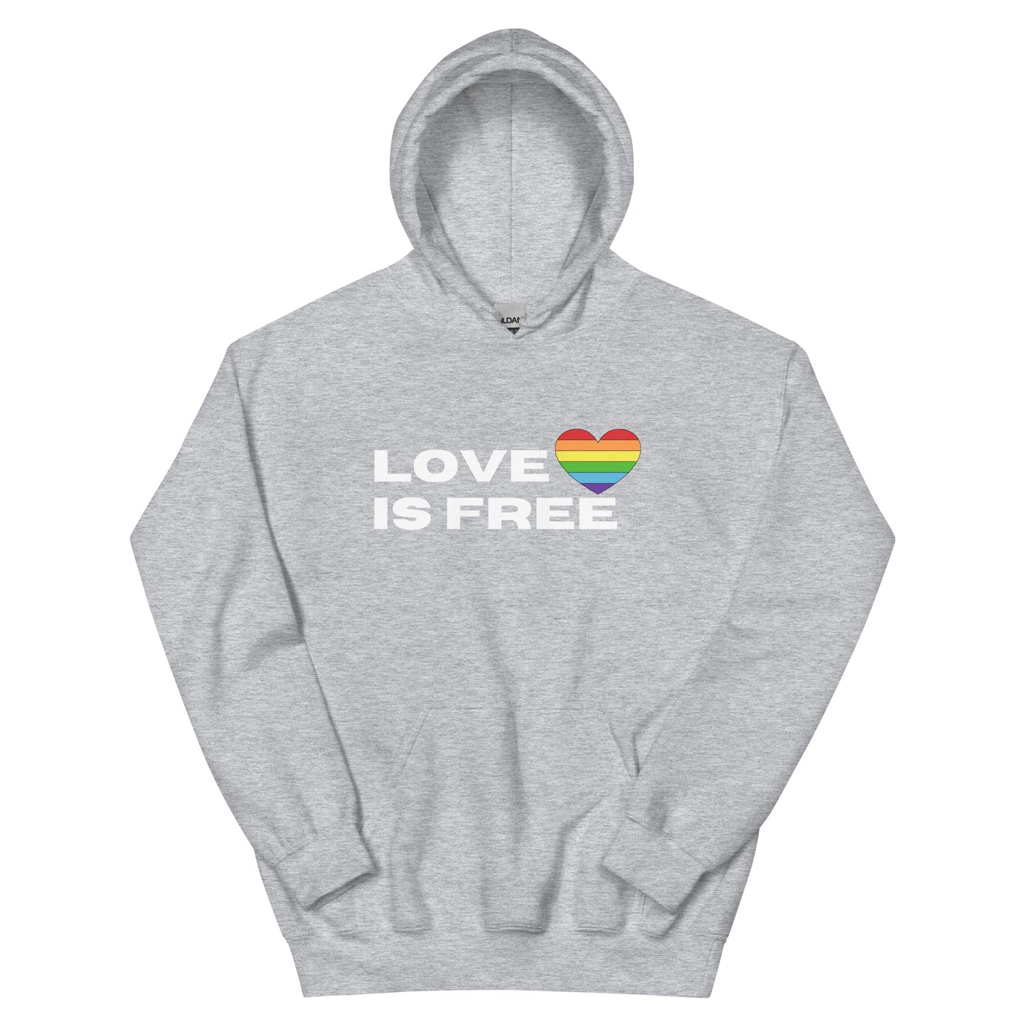 LOVE IS FREE Unisex Hoodie